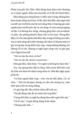 The Mystery Of The Blue Train - Bí Mật Chuyến Tàu Xanh - Agatha Christie