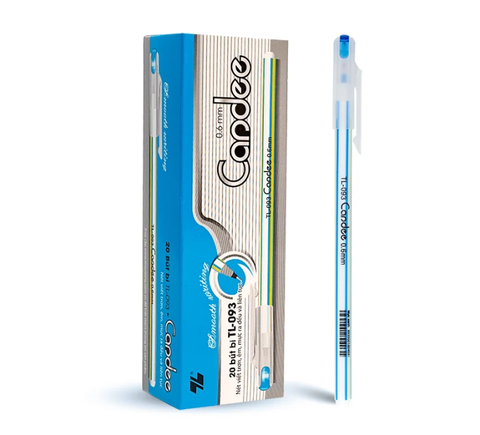 Bút Bi Candee TL-093 - Mực Xanh - 0.6mm