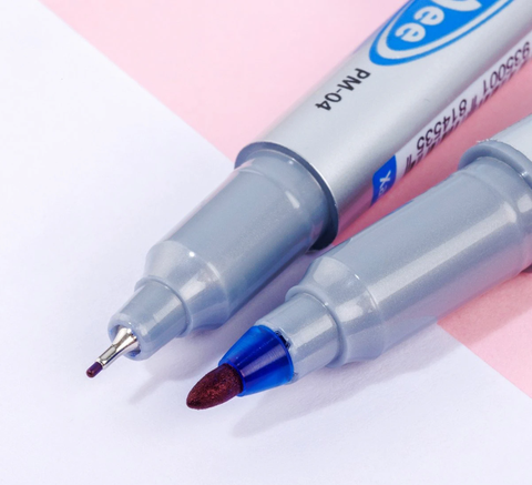 Bút lông dầu PM-04 xanh hộp 10