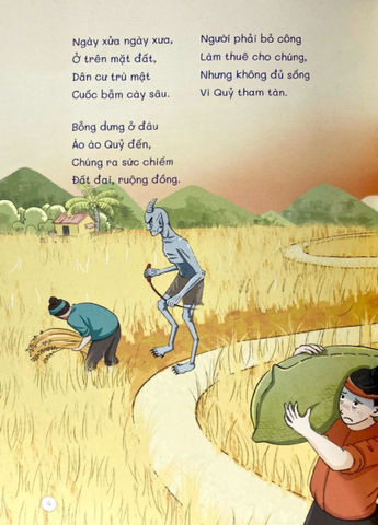 Sự Tích Cây Nêu - Cổ Tích Bằng Thơ Giúp Bé 4+ Học Chữ