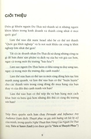 Nghệ Thuật Bán Hàng Của Người Do Thái - Yaniv Zaid