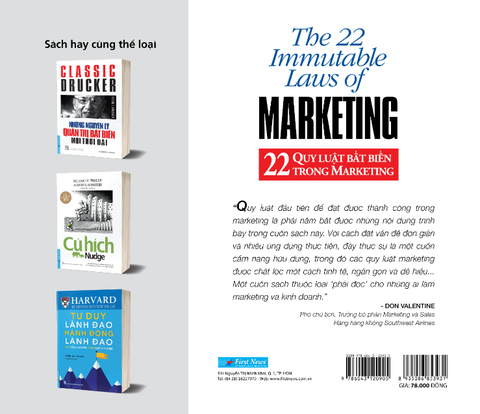 22 Quy Luật Bất Biến Trong Marketing - Al Ries, Jack Trout