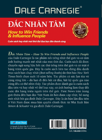 Đắc Nhân Tâm (Tái Bản 2021) - Dale Carnegie