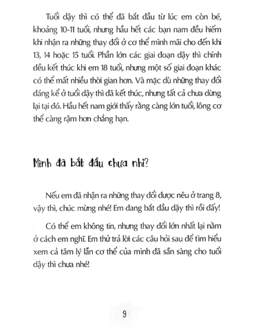 Tuổi Dậy Thì - Từ “Cậu Bé” Đến “Anh Chàng