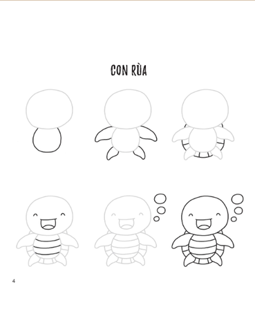 Draw Kawaii In 5 Simple Steps - Vẽ Theo Phong Cách Kawaii Với 5 Bước Đơn Giản - Jess Bradley