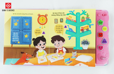 Sách Âm Thanh - Bé Ngoan Học Lễ Phép - Khánh Vân, Quỳnh Rùa