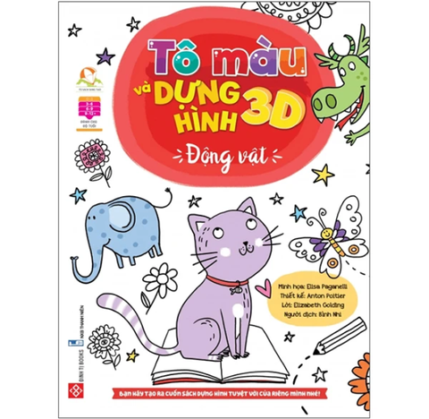 Tô Màu Và Dựng Hình 3D - Động Vật