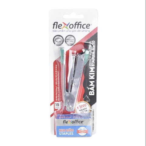 Bộ Bấm Kim Số 10 FO-ST02-S2 - Random Màu