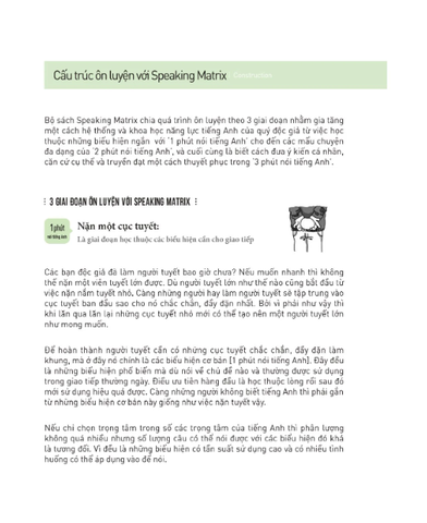Speaking Matrix - 2 Phút Nói Tiếng Anh Như Gió - Kim Tea Yoon