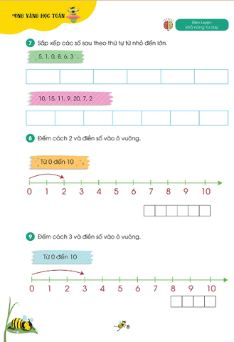 Ong Vàng Học Toán Dành Cho Trẻ 4-6 Tuổi - Tập 3