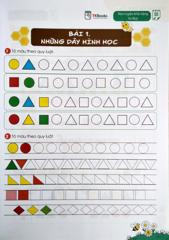 Ong Vàng Học Toán (Dành Cho Trẻ 4 - 6 Tuổi) - Tập 4