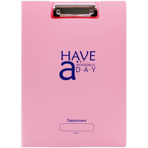 Bìa trình ký kép FO-CB03 hồng pastel T50