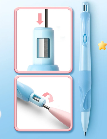 Bút Chì Bấm 2.0 mm - Chuốt Chì Trên Thân Bút - Thiên Long PC-032