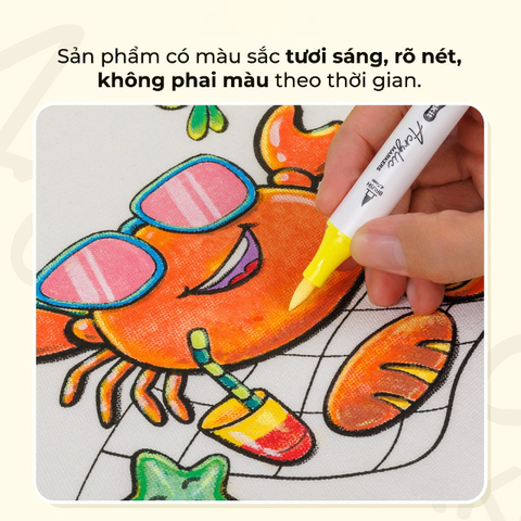 Hộp 36 Bút Lông Màu Acrylic Markers 1 Đầu - Colokit ACM-C005
