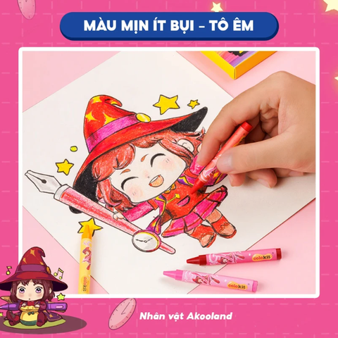 Sáp màu rửa được SWCR-C002/AK hộp18/T96