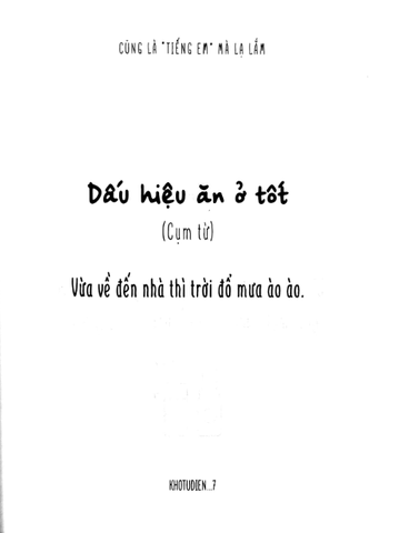Cũng Là “Tiếng Em” Mà Lạ Lắm - Khotudien