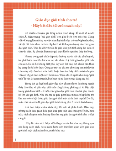 Giáo Dục Giới Tính Cho Trẻ Thực Ra Rất Đơn Giản