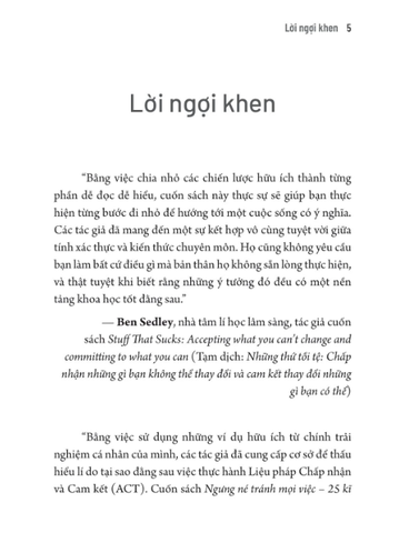 Ngưng Né Tránh Mọi Việc - 25 Kĩ Năng Nhỏ Để Đối Mặt Với Nỗi Sợ Của Bạn