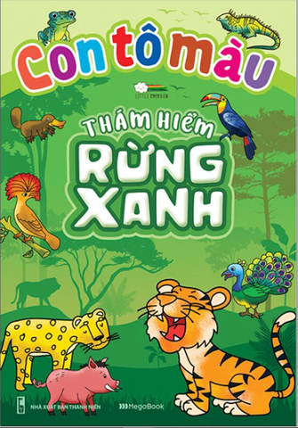 Con Tô Màu - Thám Hiểm Rừng Xanh (24 Stickers)