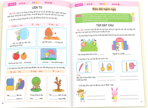 Bé Vào Lớp 1 - Bé Học Ngôn Ngữ (Dành Cho Bé Từ 4-6 Tuổi)