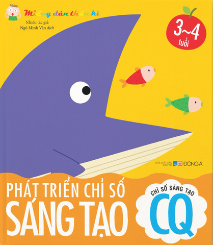 Miếng Dán Thần Kì - Phát Triển Chỉ Số Sáng Tạo CQ - 3 - 4 Tuổi