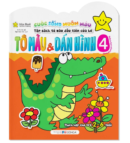 Cuộc Sống Muôn Màu - Tô Màu & Dán Hình 4 - Nice Books