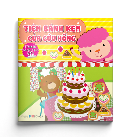 Sticker Sáng Tạo IQ - Tiệm Bánh Kem Của Cừu Hồng - Đông A