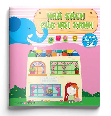 Sticker Sáng Tạo CQ - Nhà Sách Của Voi Xanh - Đông A