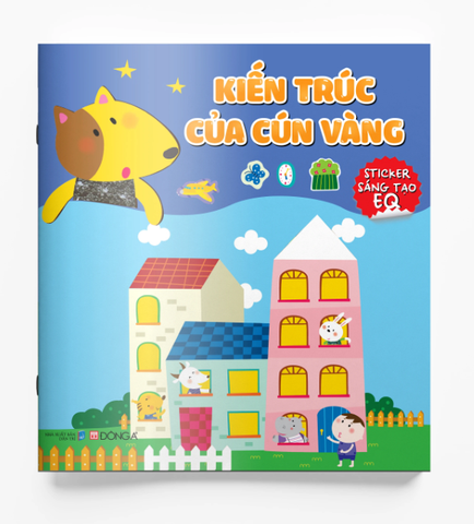 Sticker Sáng Tạo IQ - Kiến Trúc Của Cún Vàng - Đông A
