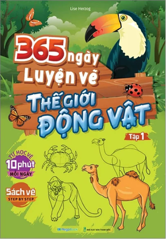 365 Ngày Luyện Vẽ Thế Giới Động Vật - Tập 1