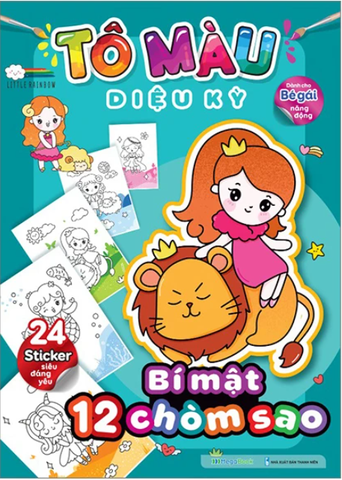 Tô Màu Diệu Kỳ - Bí Mật 12 Chòm Sao (24 Stickers)