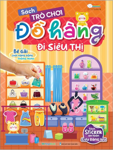 Sách Trò Chơi Đồ Hàng - Đi Siêu Thị (Hơn 200 Stickers)