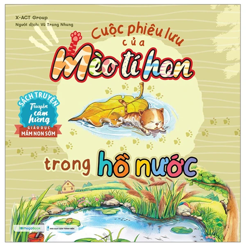 Cuộc Phiêu Lưu Của Mèo Tí Hon - Trong Hồ Nước (20 Stickers Con Vật)