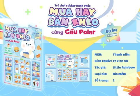 Mua Hay Bán Khéo Cùng Gấu Polar Đồ Ăn Nhanh (Hơn 60 Stickers)