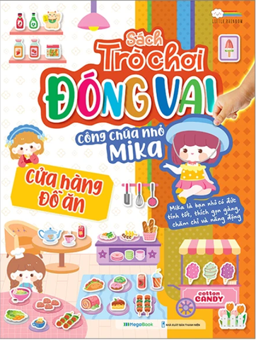Sách Trò Chơi Đóng Vai Công Chúa Nhỏ Mika - Cửa Hàng Đồ Ăn