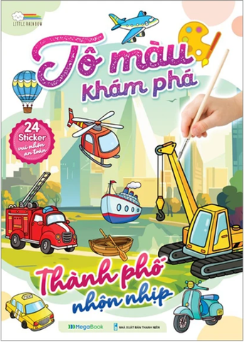 Tô Màu Khám Phá - Thành Phố Nhộn Nhịp