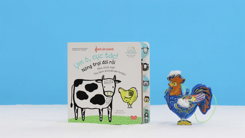 Sách Âm Thanh - Moo, Cluck, Baa! The Farm Animals Are Hungry - Ụm Ò, Cục Tác! Nông Trại Đói Rồi