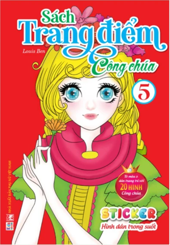 5 - Sách trang điểm công chúa Tập 5 (Sticker trong suốt)