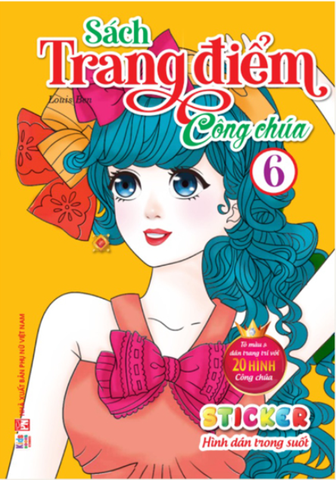 Sách Trang Điểm Công Chúa Tập 6 - Sticker Hình Dán Trong Suốt