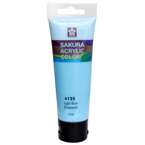 Màu Vẽ ACRYLIC Sakura 75ML- Màu LIGHT BLUE