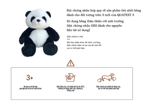 Thú nhồi bông BE MY - Baby panda