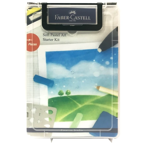 Bộ Sáp Dầu Dạng Phấn Soft Pastel -  24 Màu+ Dụng Cụ- Faber Castell