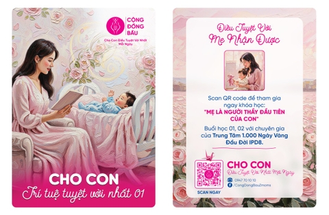 Thẻ 6 - Bé Sơ Sinh Từ 1 tháng: 