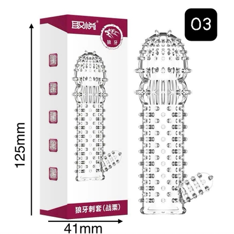 Bao Cao Su Đôn Rên Gai Nhỏ Liti Toàn Thân D03