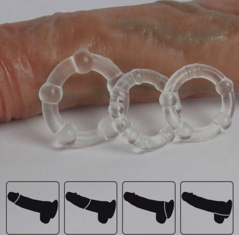 BỘ 3 VÒNG BI SILICON ĐEO DƯƠNG VẬT CHỐNG XUẤT SỚM