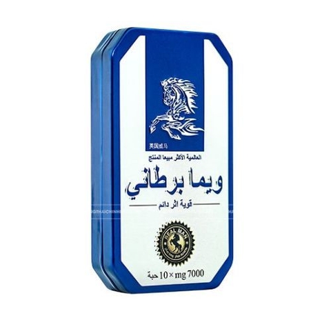 Ngựa Thái Chính Hãng 7000mg hỗ trợ tăng cường sinh lý nam hộp 10 viên