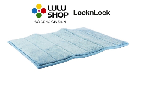 MAT511BLU-Thảm chùi chân memory foam - Stripe, size M-460*700-15, màu xanh.