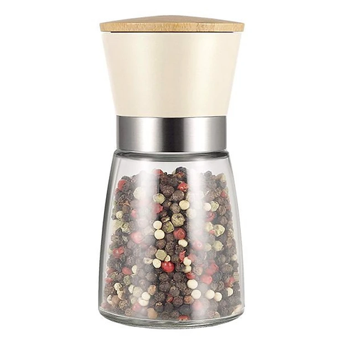 CKO116IVY - Hũ xay tiêu thủy tinh Lock&Lock 170ml - Màu Ivory