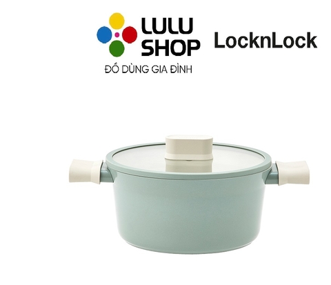CSU1202MIT - NỒI 2 TAY CẦM SUIT LocknLock, 20CM - Màu MINT