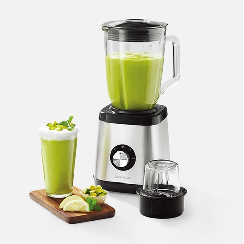 EJM366SLV - Máy xay sinh tố Lock&Lock Power Blender 220-240V, 50/60Hz, 600W - Màu bạc